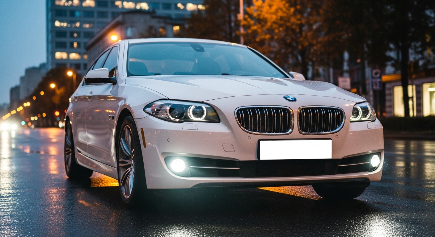 都心のビル群を背景にしたBMW 3シリーズ セダン