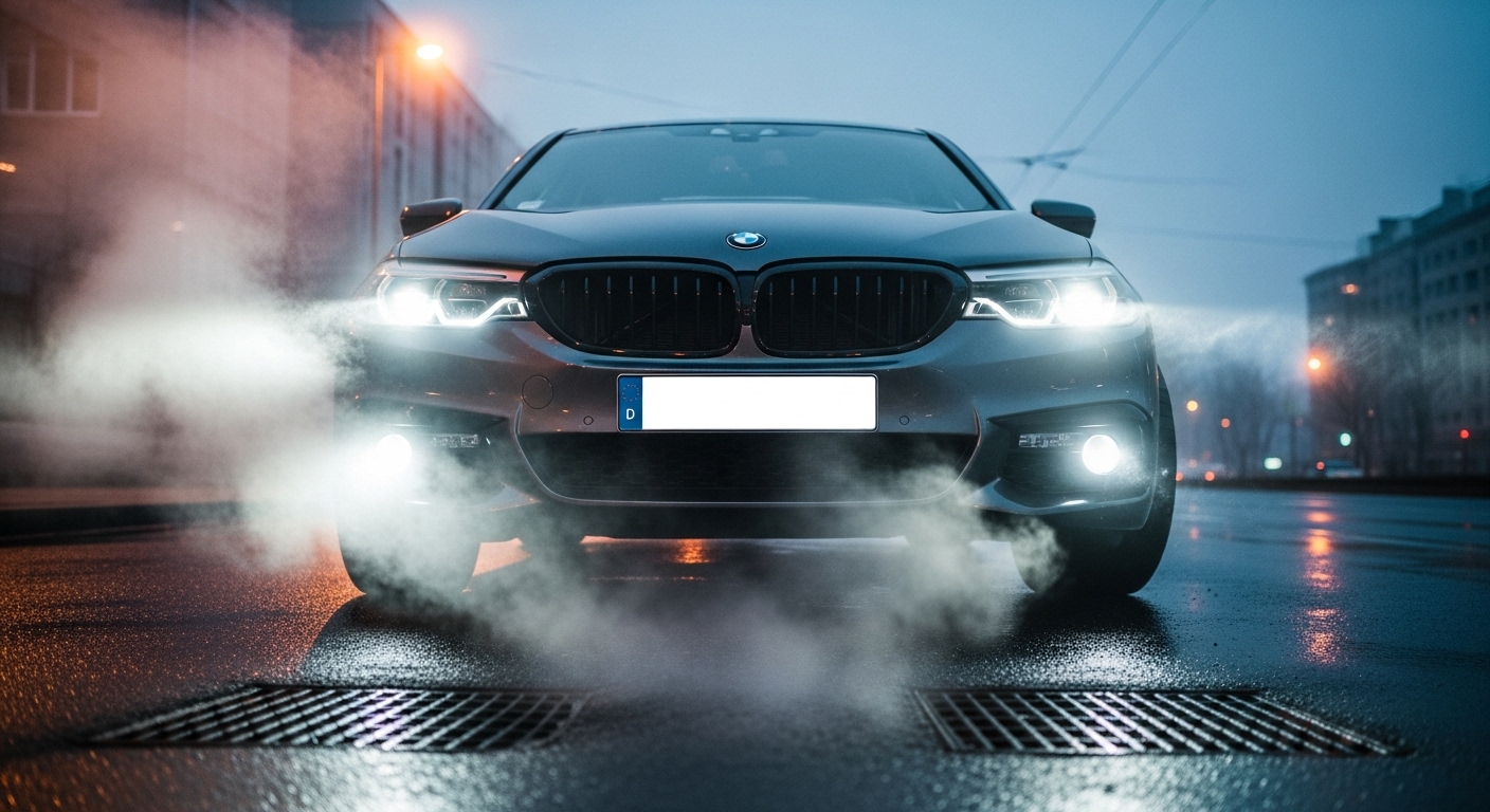 BMW 5シリーズの洗練された内装、iDriveコントローラー周り