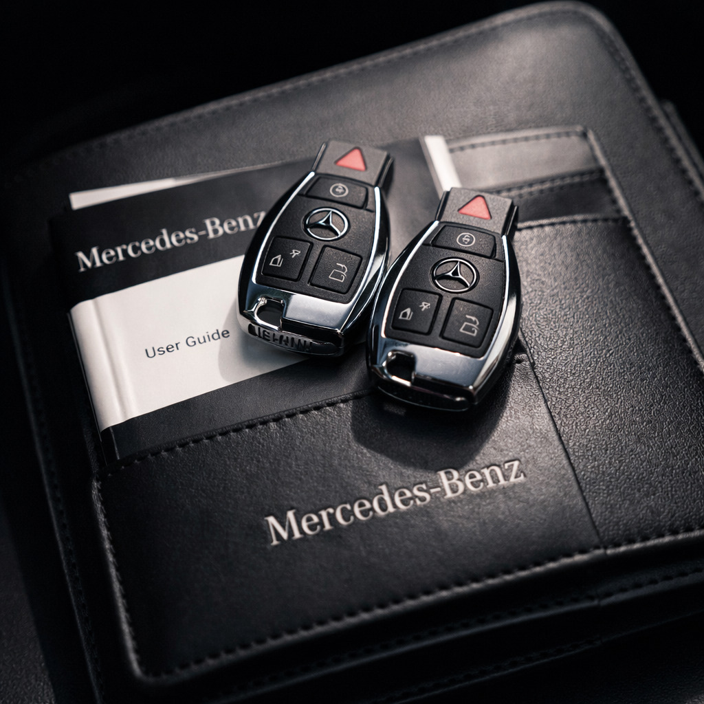 メルセデス・ベンツの付属品チェック