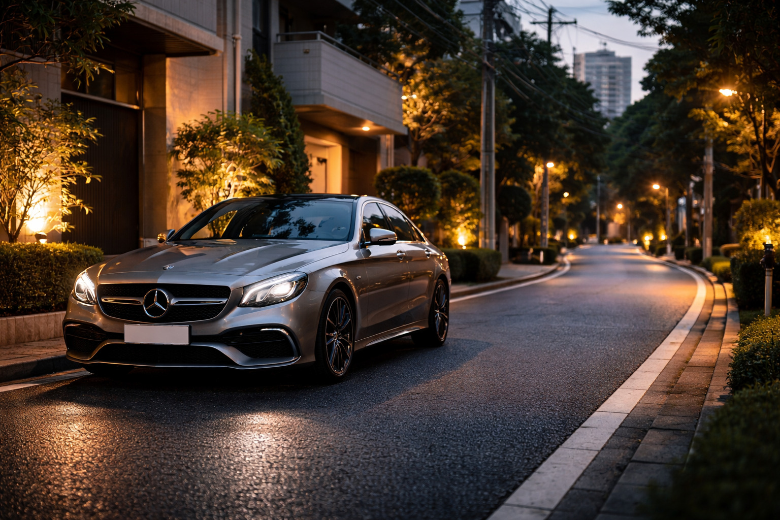 メルセデス・ベンツの整備記録簿を確認するイメージ